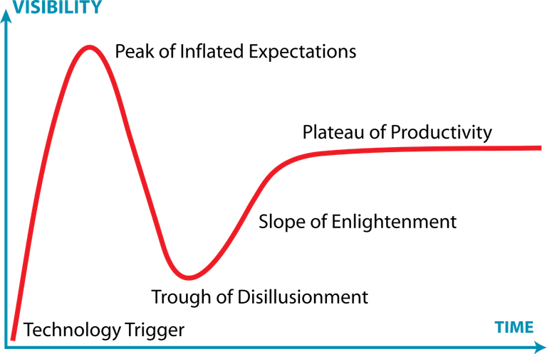 Gartner Hype Cycle svg
